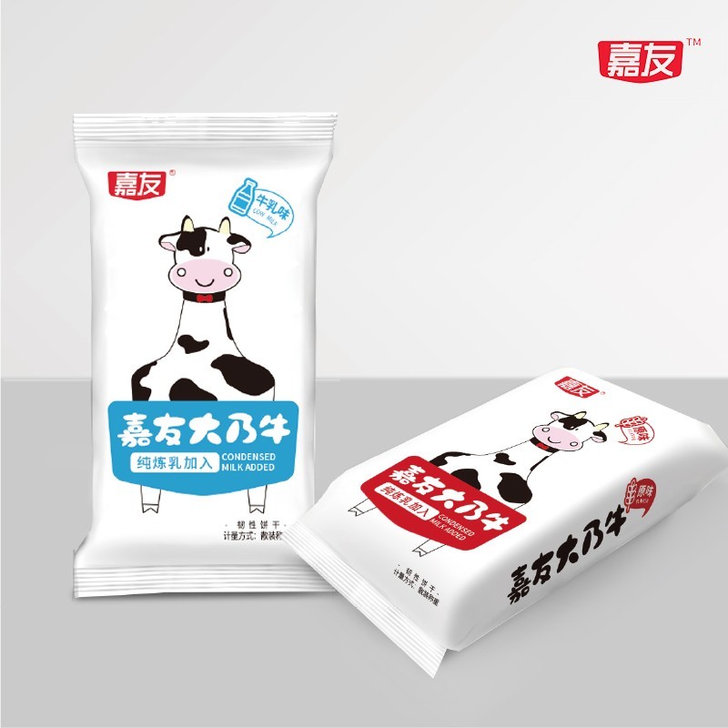 彩乐园大乃牛散装牛乳饼干